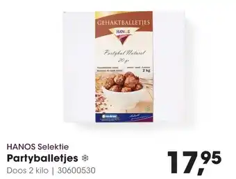 Hanos Hanos selektie partyballetjes aanbieding