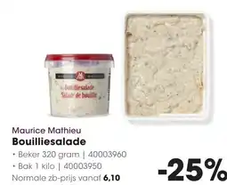 Hanos Maurice Mathieu Bouilliesalade aanbieding