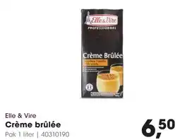 Hanos Elle & Vire Crème brûlée aanbieding