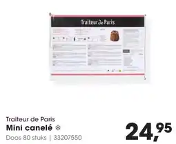 Hanos Traiteur de Paris Mini canelé aanbieding