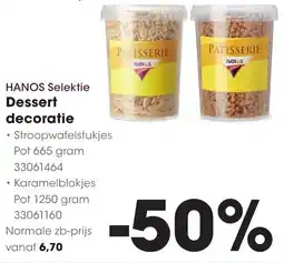 Hanos Hanos selektie dessert decoratie aanbieding