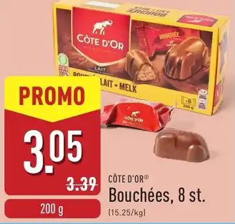 ALDI Côte d'or bouchees aanbieding