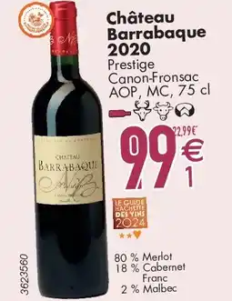 Cora Château Barrabaque 2020 aanbieding