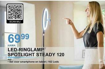 AUVA Hama Led-ringlamp Spotlight Steady 120 aanbieding