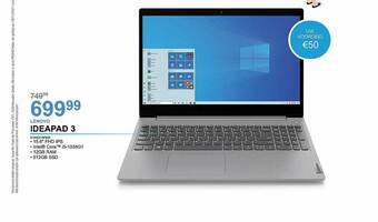 AUVA Lenovo Ideapad 3 aanbieding