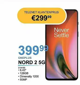 Oneplus Nord 2 5g