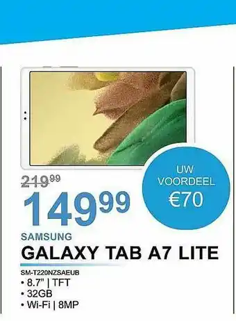 AUVA Samsung Galaxy Tab A7 Lite aanbieding