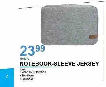 Hama Notebook-sleeve Jersey