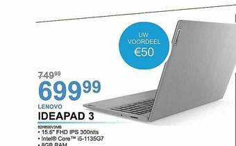 AUVA Lenovo Ideapad 3 aanbieding