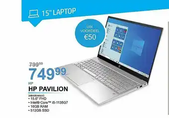 AUVA Hp Pavilion aanbieding