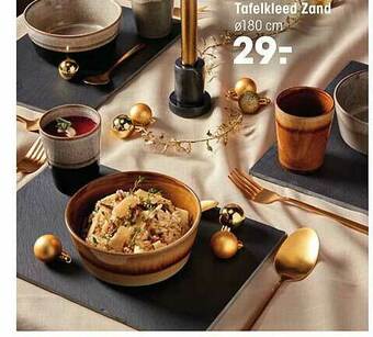 Tafelkleed Zand