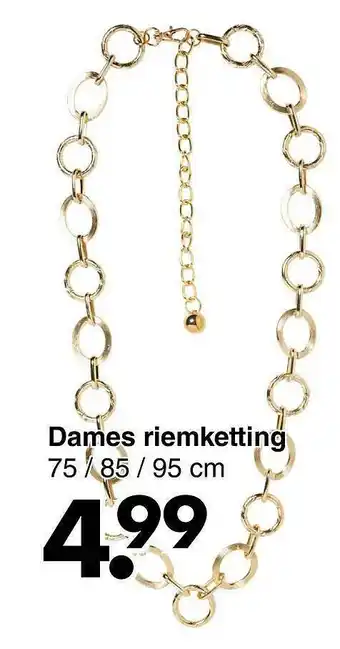 Wibra Dames Riemketting aanbieding