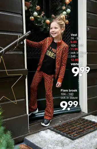 Wibra Vest, Flare Broek aanbieding