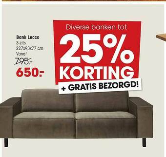Kwantum Bank Lecco aanbieding