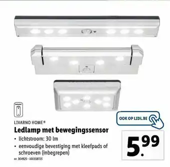 Lidl Livarno Home Ledlamp Met Bewegingssensor aanbieding