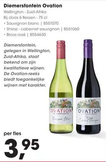 Hanos Diemersfontein Ovation aanbieding