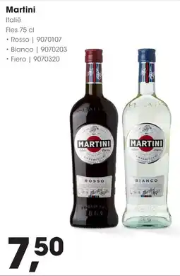 Hanos Martini aanbieding