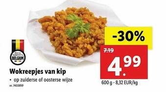 Lidl Wokreepjes Van Kip aanbieding