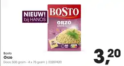 Hanos Bosto Orzo aanbieding