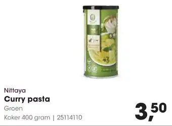 Hanos Nittaya Curry Pasta aanbieding