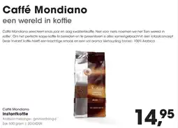 Hanos Caffé Mondiano Instantkoffie aanbieding