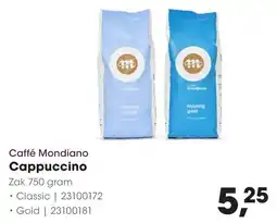 Hanos Caffé Mondiano Cappuccino aanbieding