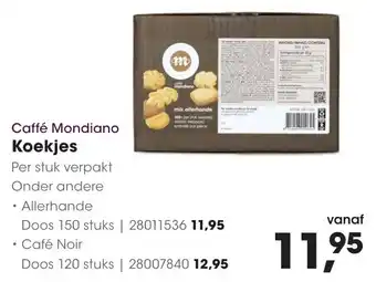 Hanos Caffé Mondiano Koekjes aanbieding