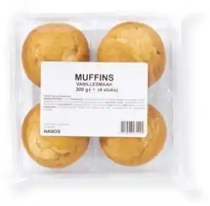 Hanos Muffins Vanille aanbieding