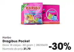 Hanos Haribo Dragibus Pocket aanbieding