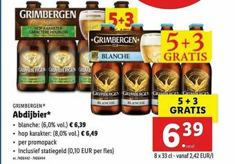 Lidl Grimbergen Abdijbier aanbieding