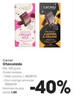 Hanos Cachet Chocolade aanbieding