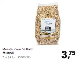 Hanos Meesters Van De Halm Muesli aanbieding