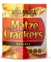 Hanos Hollandia Matze Crackers Naturel aanbieding