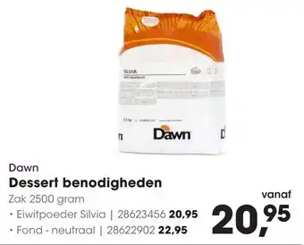 Hanos Dawn Dessert Benodigheden aanbieding