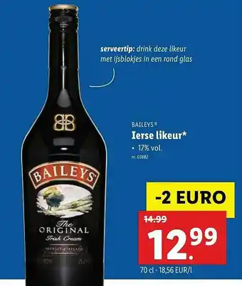 Bailey's Ierse Likeur
