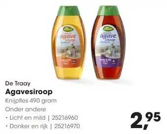 Hanos De Traay Agavesiroop aanbieding