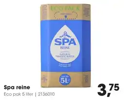 Hanos Spa Reine aanbieding