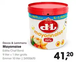 Hanos Devos & Lemmens Mayonaise aanbieding