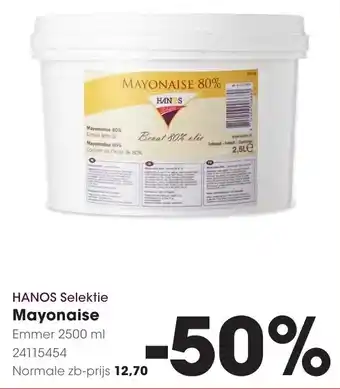 Hanos Hanos Selektie Mayonaise aanbieding