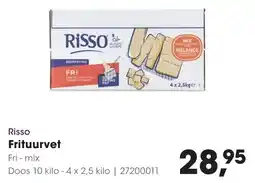 Hanos Risso Frituurvet aanbieding