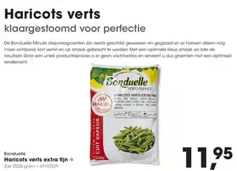 Hanos Bonduelle Haricots verts extra fijn aanbieding