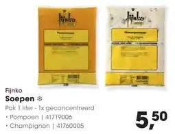 Hanos Fijnko Soepen aanbieding