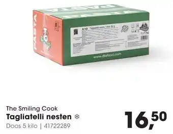 Hanos The Smiling Cook Tagliatelli Nesten aanbieding