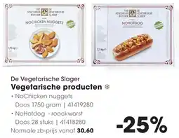 Hanos De Vegetarische Slager Vegetarische producten aanbieding