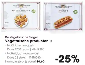 Hanos De Vegetarische Slager Vegetarische producten aanbieding