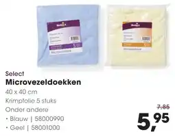 Hanos Select Microvezeldoekken aanbieding