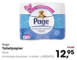 Hanos Page Toiletpapier aanbieding