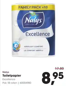 Hanos Nalys Toiletpapier aanbieding