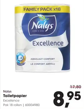 Hanos Nalys Toiletpapier aanbieding