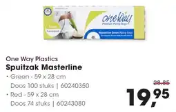 Hanos One Way Plastics Spuitzak Masterline aanbieding